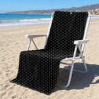 Ball & Wedge Full-Size Towel & Car Seat Cover - On a Beach Chair