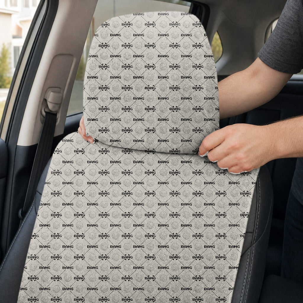 Bang Full-Size Towel & Car Seat Cover - Headrest Pocket