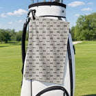 Bang Golf Towel - Hanging on a Golf Bag