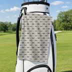 Bang Golf Towel - Hanging on a Golf Bag