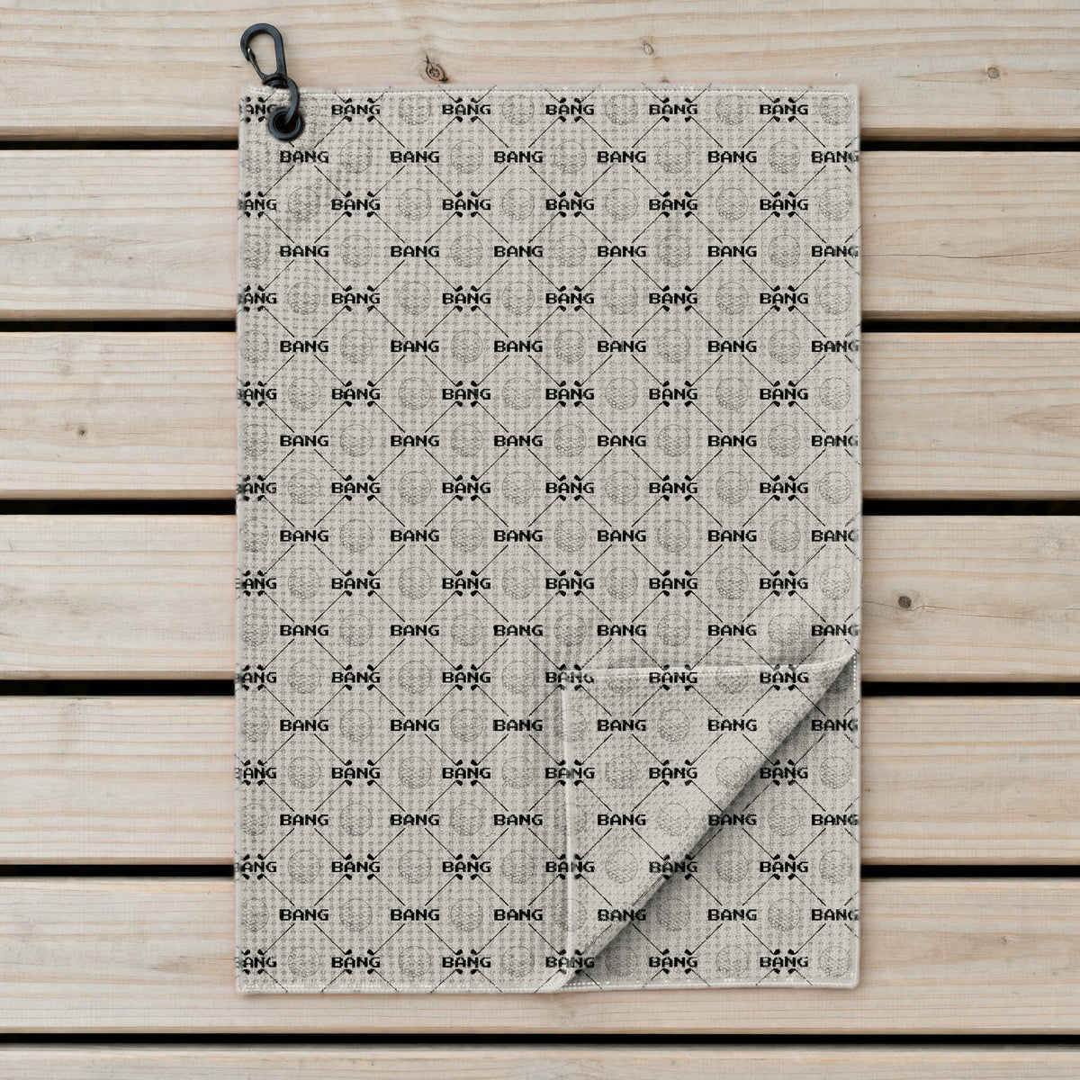Bang Golf Towel - Laid Flat
