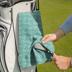 Bean Flicker Golf Towel - Cleaning a Club