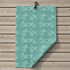 Bean Flicker Golf Towel - Laid Flat