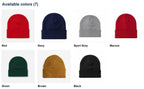 Tequila Blanco Embroidered Beanie - Available Colors