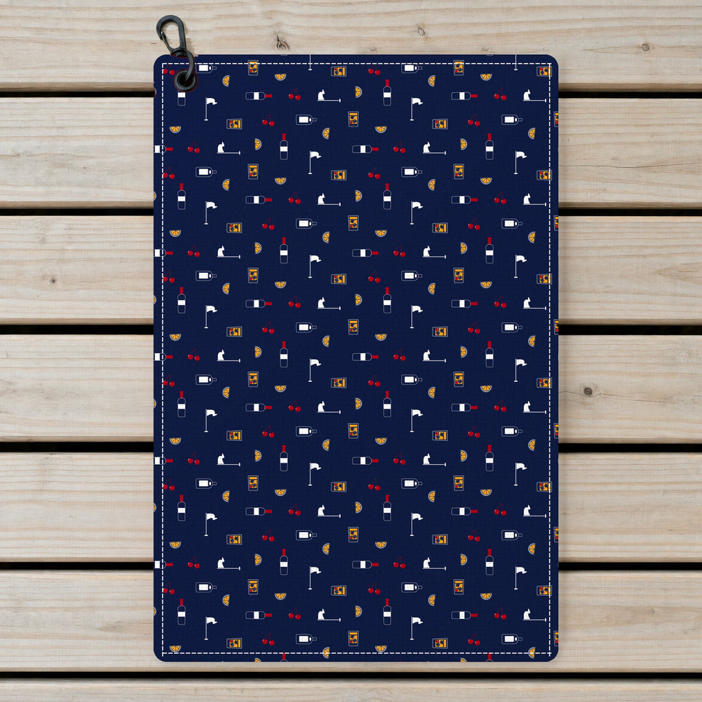 Beer Flag Golf Towel - Laid Flat