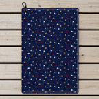 Beer Flag Golf Towel - Laid Flat