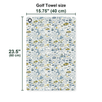 Big Apple Golf Towel - Size Chart