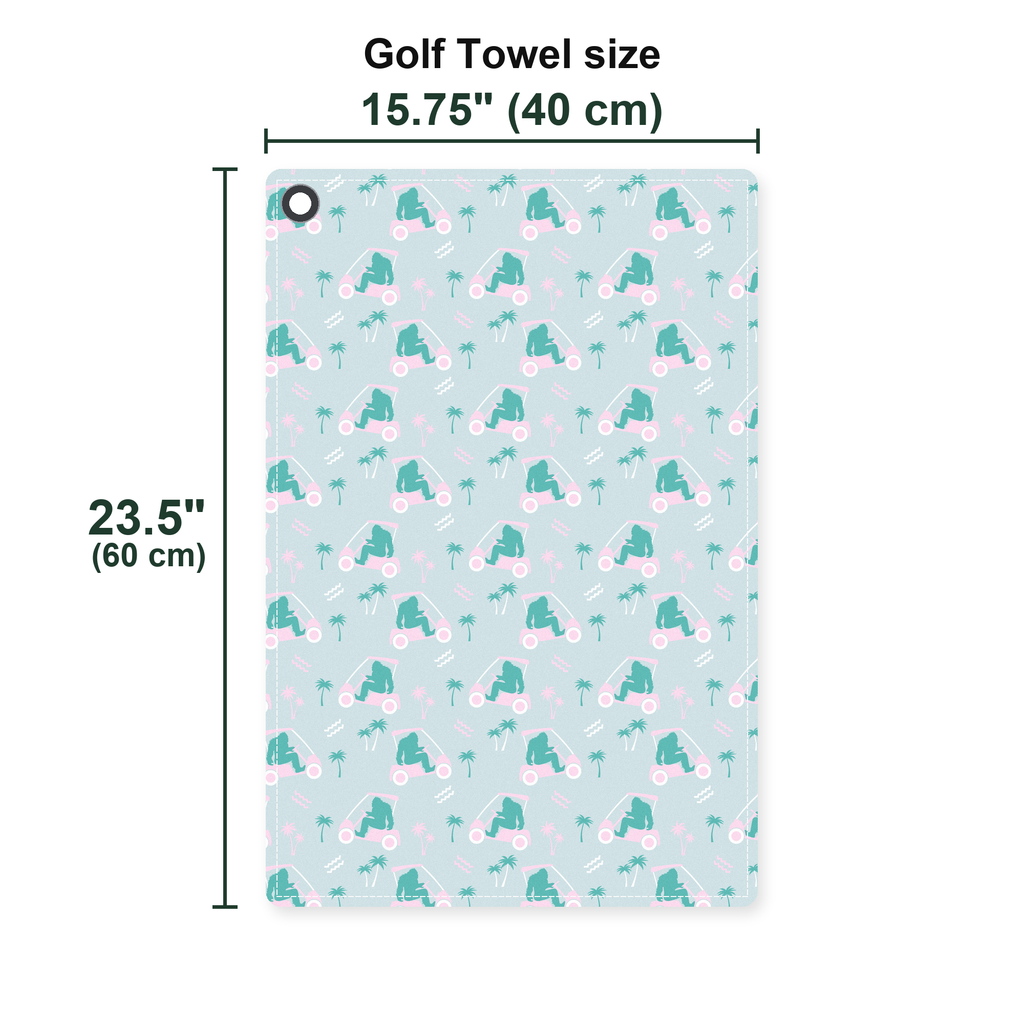 Bigfoot Golf Golf Towel - Size Chart