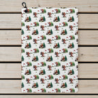 Bigfoot Golf Towel - Laid Flat