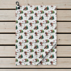 Bigfoot Golf Towel - Laid Flat