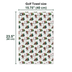 Bigfoot Golf Towel - Size Chart