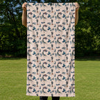 Bigfoot On The Green Full-Size Towel & Car Seat Cover - Held Open