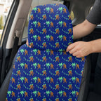Bigfoot Sasquatch Golf Shirt Golf Club Funny Full-Size Towel & Car Seat Cover - Headrest Pocket