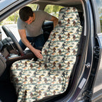 Bigfoot Sasquatch Tropical Discovery Journey Full-Size Towel & Car Seat Cover - In the Car