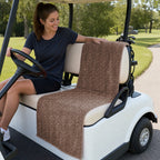 Billable Hours Full-Size Towel & Car Seat Cover - On a Golf Cart Seat