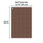 Billable Hours Golf Towel - Size Chart
