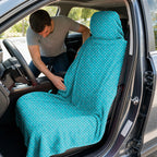 Boats and Hoes Full-Size Towel & Car Seat Cover - In the Car