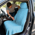 Breezy Swing Full-Size Towel & Car Seat Cover - In the Car