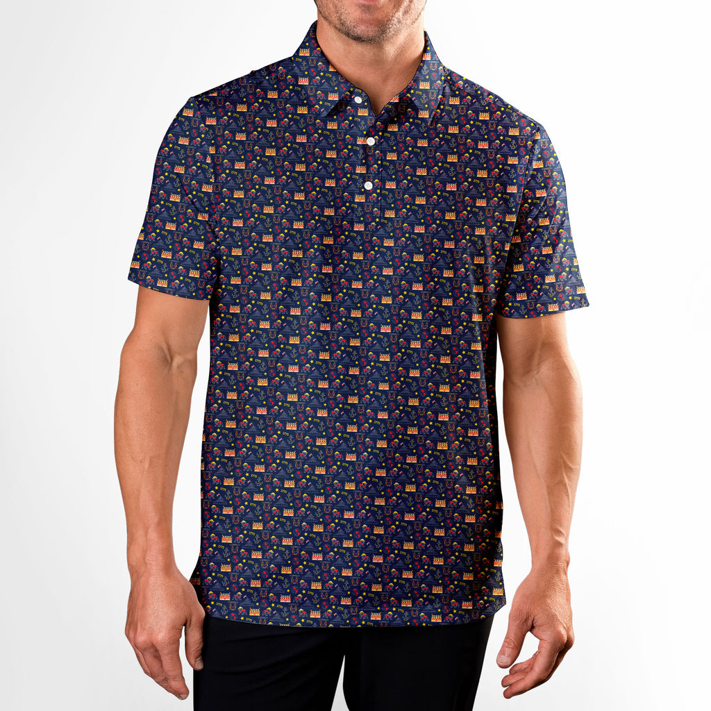 BullDog - Thỉ quân lục chiến Polo Shirt For Men - Model Front