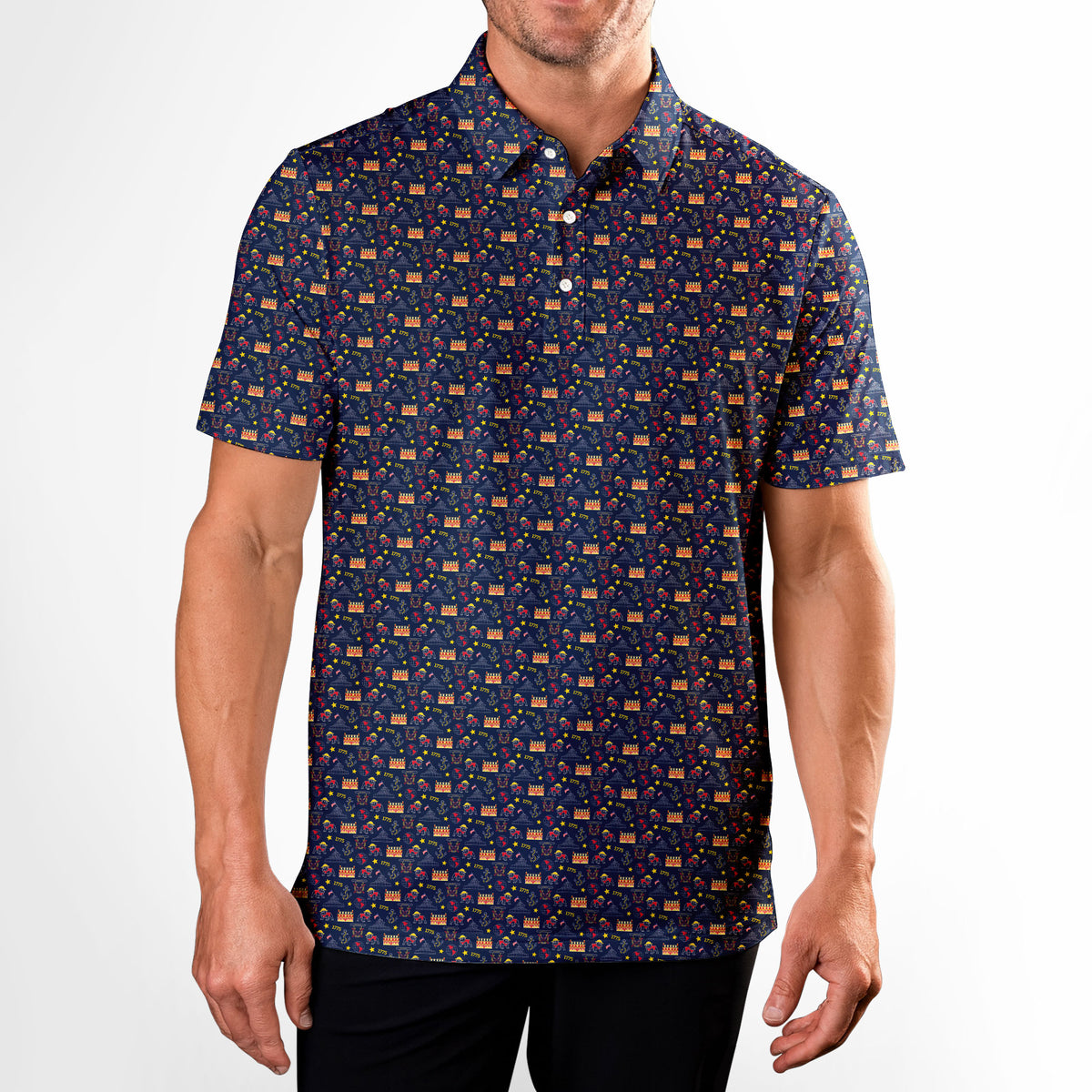 BullDog - Thỉ quân lục chiến Polo Shirt For Men - Model Front