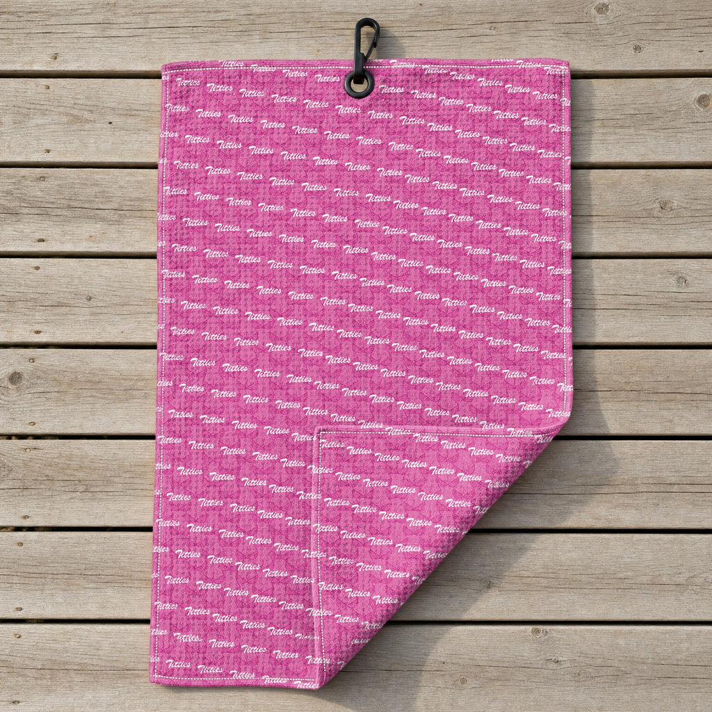Bumper McGee Golf Towel - Laid Flat