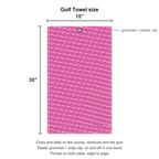 Bumper McGee Golf Towel - Size Chart