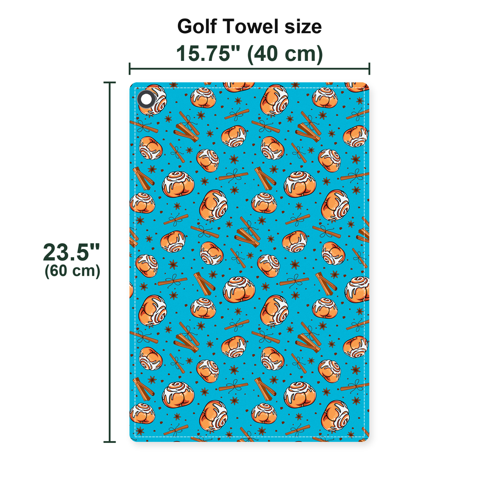 Buns Golf Towel - Size Chart