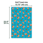 Buns Golf Towel - Size Chart
