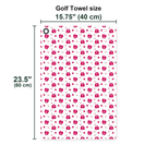 Camel Toe Golf Towel - Size Chart