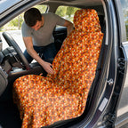 Camouflage Bigfoot Full-Size Towel & Car Seat Cover - In the Car