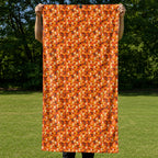 Camouflage Bigfoot Full-Size Towel & Car Seat Cover - Held Open