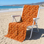 Camouflage Bigfoot Full-Size Towel & Car Seat Cover - On a Beach Chair