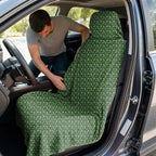 Camouflage Full-Size Towel & Car Seat Cover - In the Car
