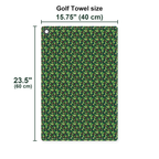 Camouflage Golf Towel - Size Chart