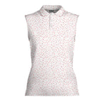 Canada Spatter Women Sleeveless Polo Shirt - 2