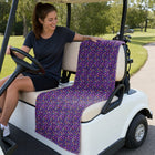 Carnival Glow Full-Size Towel & Car Seat Cover - On a Golf Cart Seat