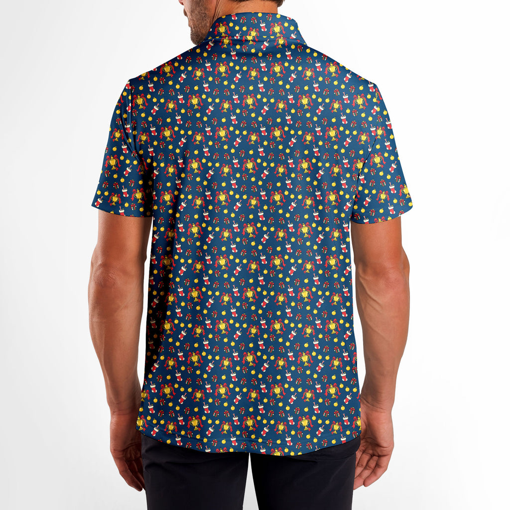 Champion Complex Polo Shirt For Men - Model Back