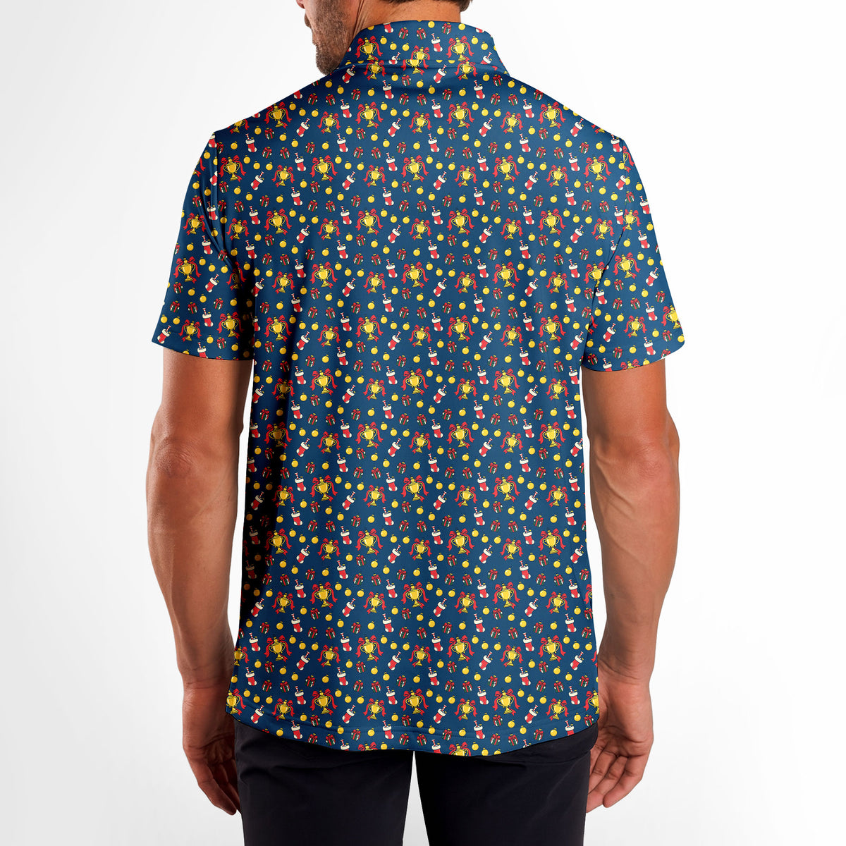 Champion Complex Polo Shirt For Men - Model Back