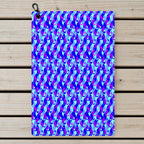 Cheek Peek Golf Towel - Laid Flat
