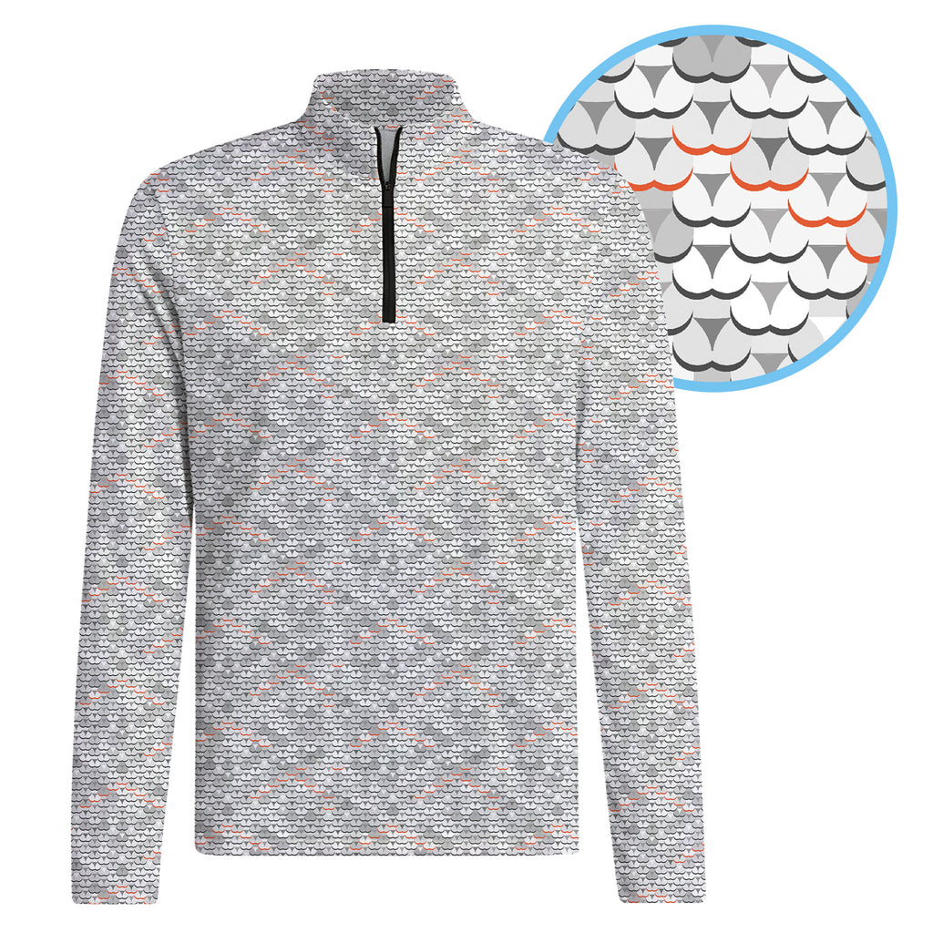 Cheeky Shingle Half Zip Pullover - 1