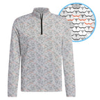 Cheeky Shingle Half Zip Pullover - 1