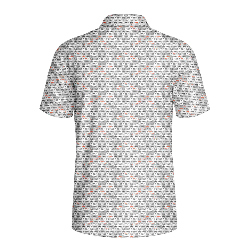 Cheeky Shingle Polo Shirt For Men - Back