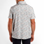 Cheeky Shingle Polo Shirt For Men - Model Back