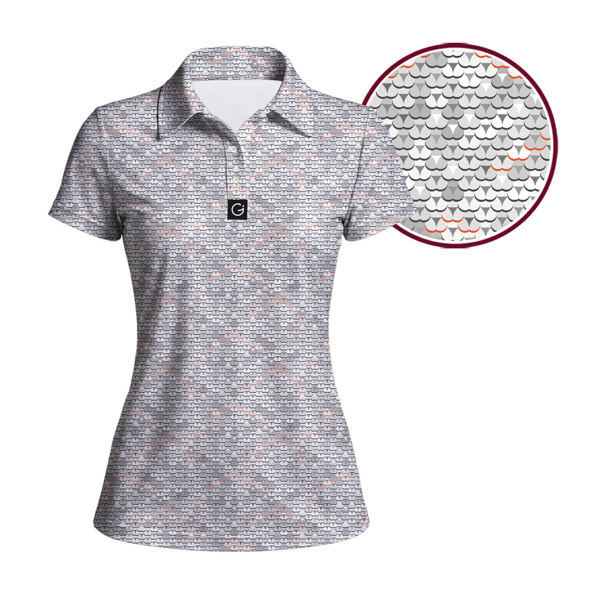 Cheeky Shingle Polo Shirt For Women - 1