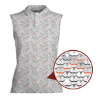 Cheeky Shingle Women Sleeveless Polo Shirt - 1