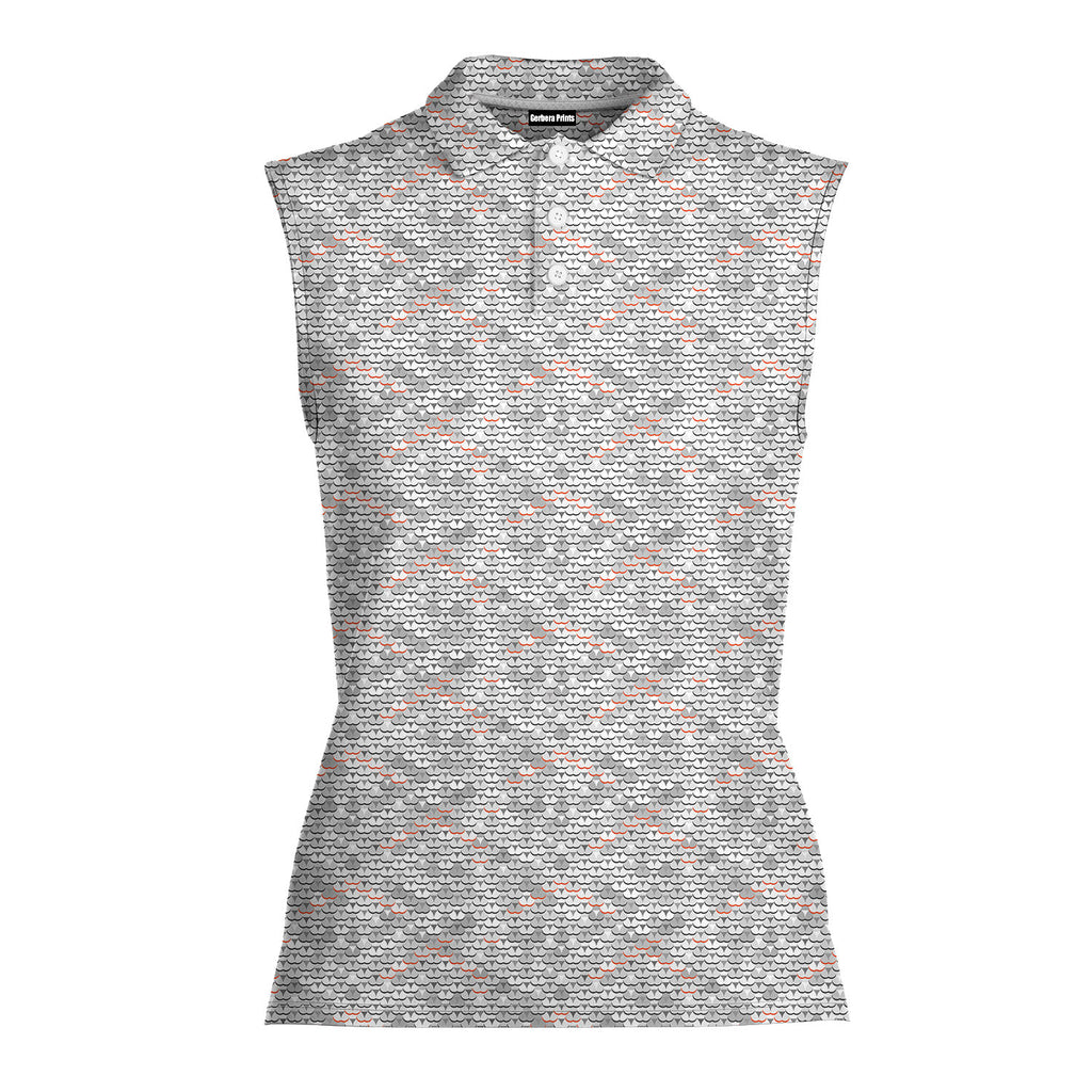Cheeky Shingle Women Sleeveless Polo Shirt - 2