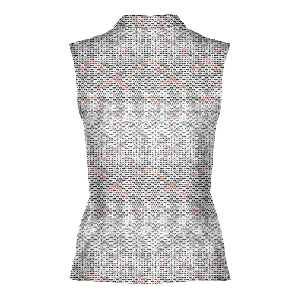 Cheeky Shingle Women Sleeveless Polo Shirt - 3