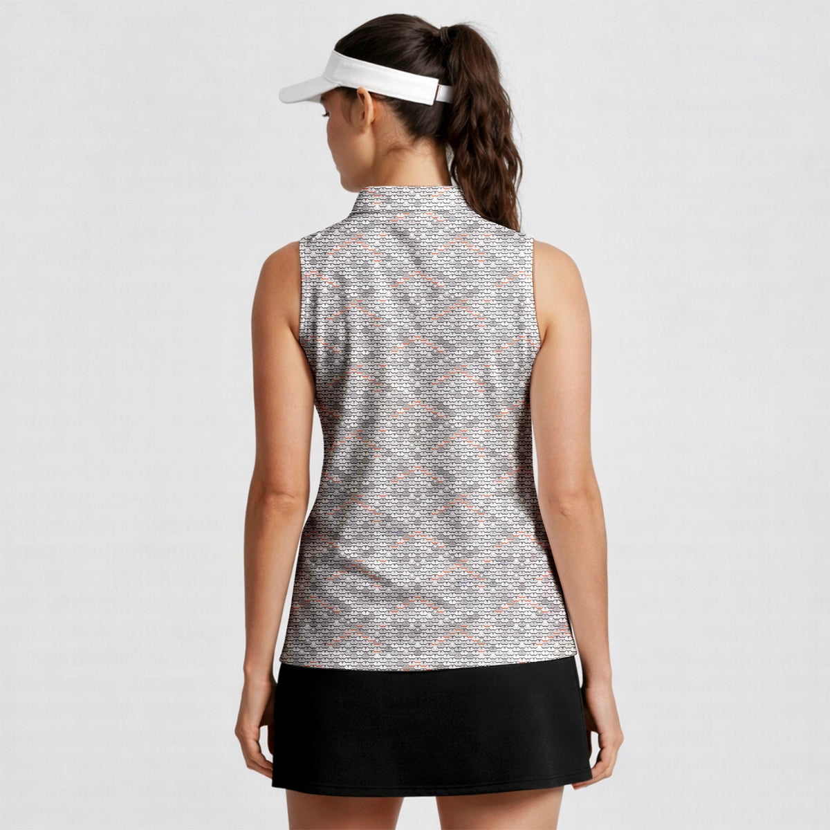 Cheeky Shingle Women Sleeveless Polo Shirt - 5
