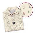 Christmas on the Course Polo Shirt For Men - Detail Close-up