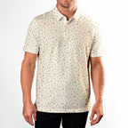 Christmas on the Course Polo Shirt For Men - Model Front